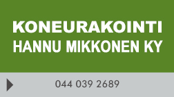 Koneurakointi Hannu Mikkonen Ky logo